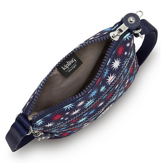 Kipling Alvar Extra Small Printed Mini Tassen Blauw | België 1902ZU